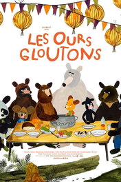 Affiche Les Ours gloutons