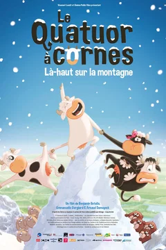 Affiche du film = Le Quatuor à cornes : là-haut sur la montagne