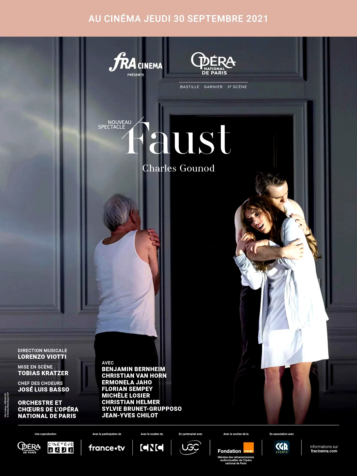Affiche du film : Faust (Opéra de Paris-FRA Cinéma)