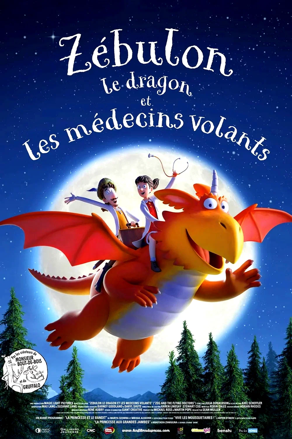 Affiche du film : Zébulon le dragon et les médecins volants