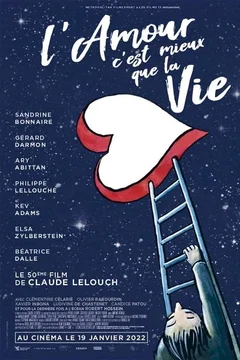 Affiche du film = L’Amour, c’est mieux que la vie
