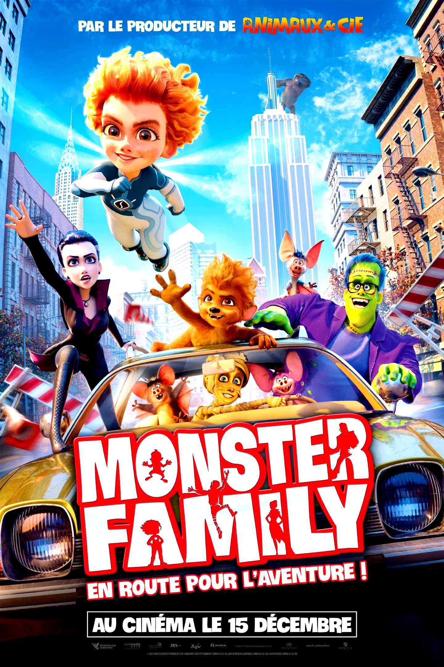 Affiche du film : Monster Family : en route pour l'aventure !