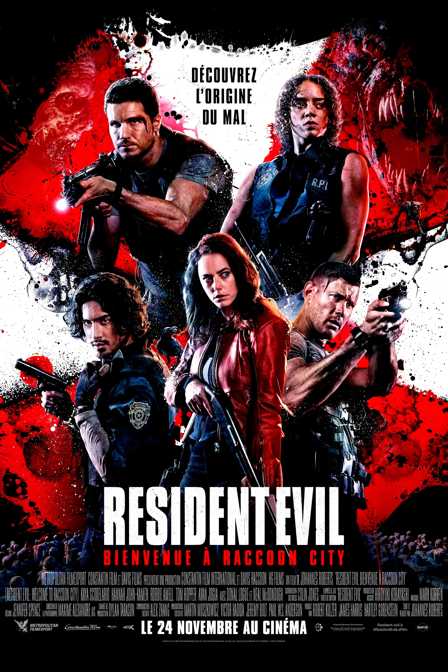 Affiche du film : Resident Evil: Bienvenue à Raccoon City