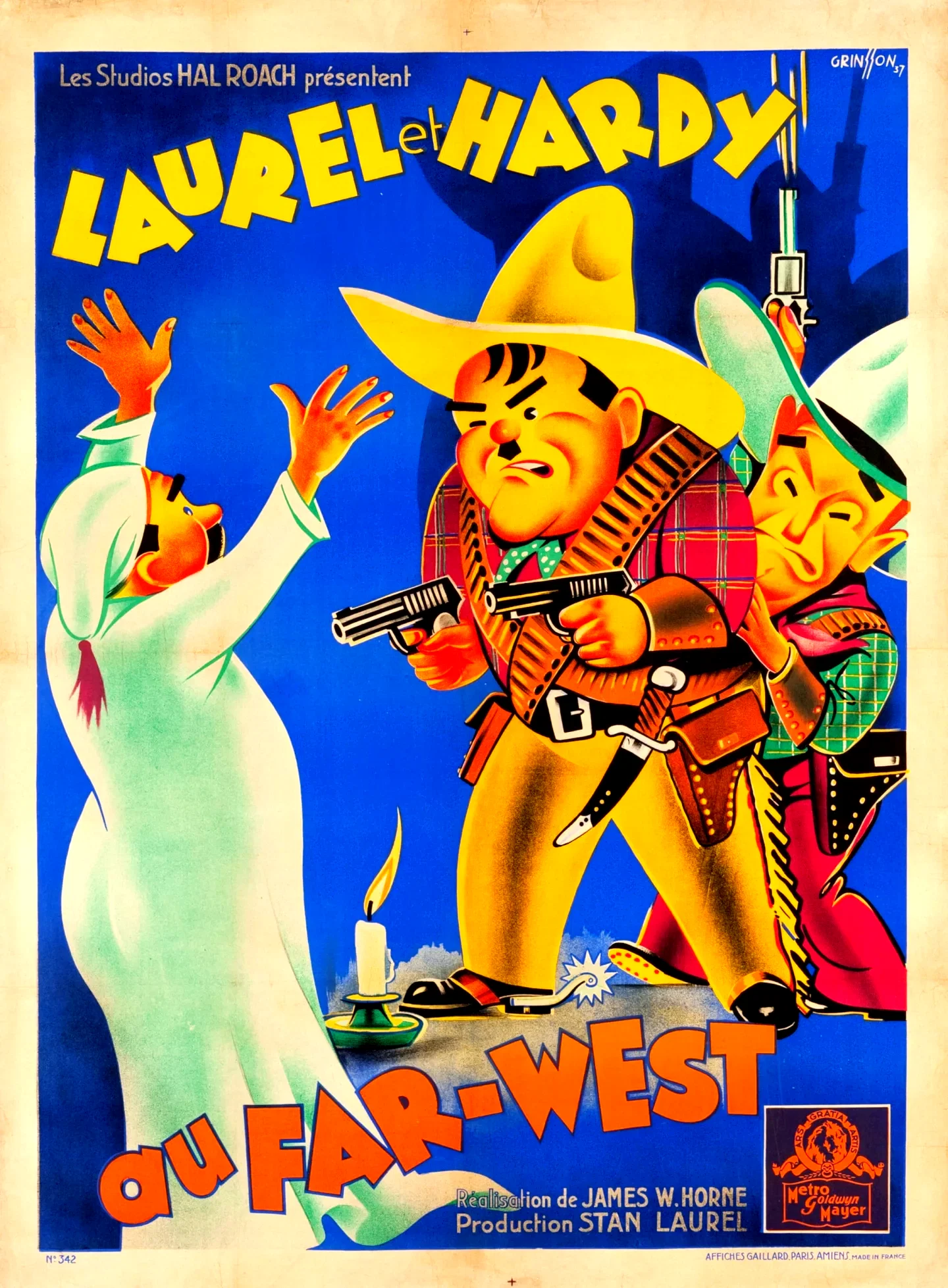 Affiche du film : Laurel et hardy au far west