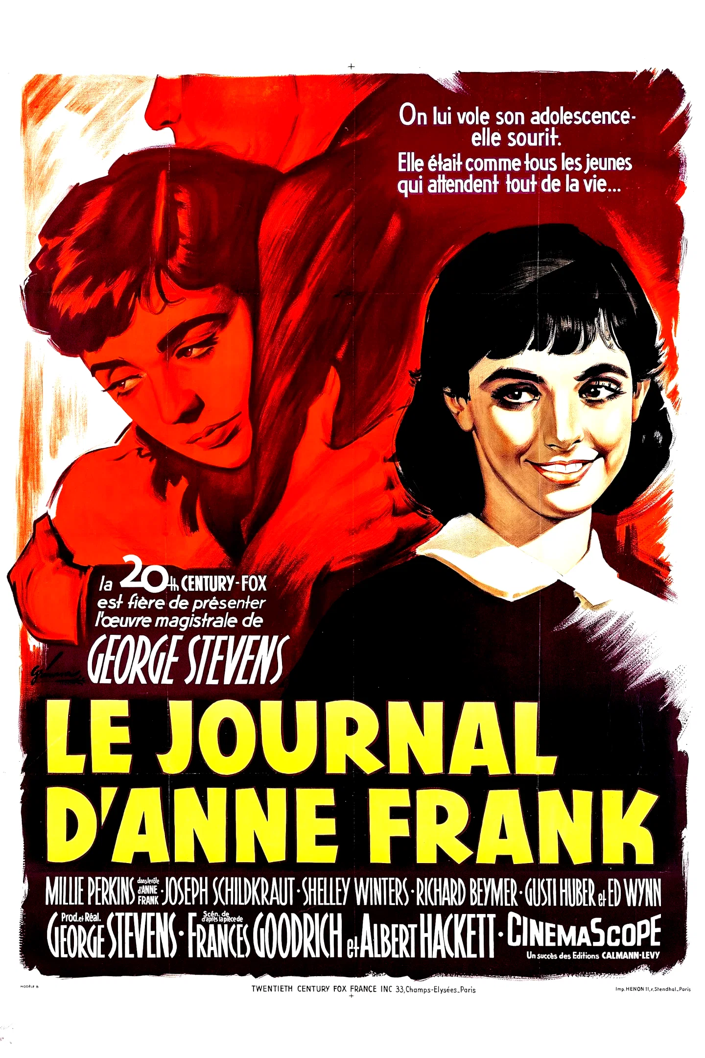 Affiche du film : Le journal d'anne frank