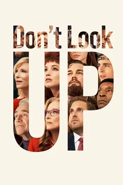Affiche du film = Don't Look Up : Déni cosmique