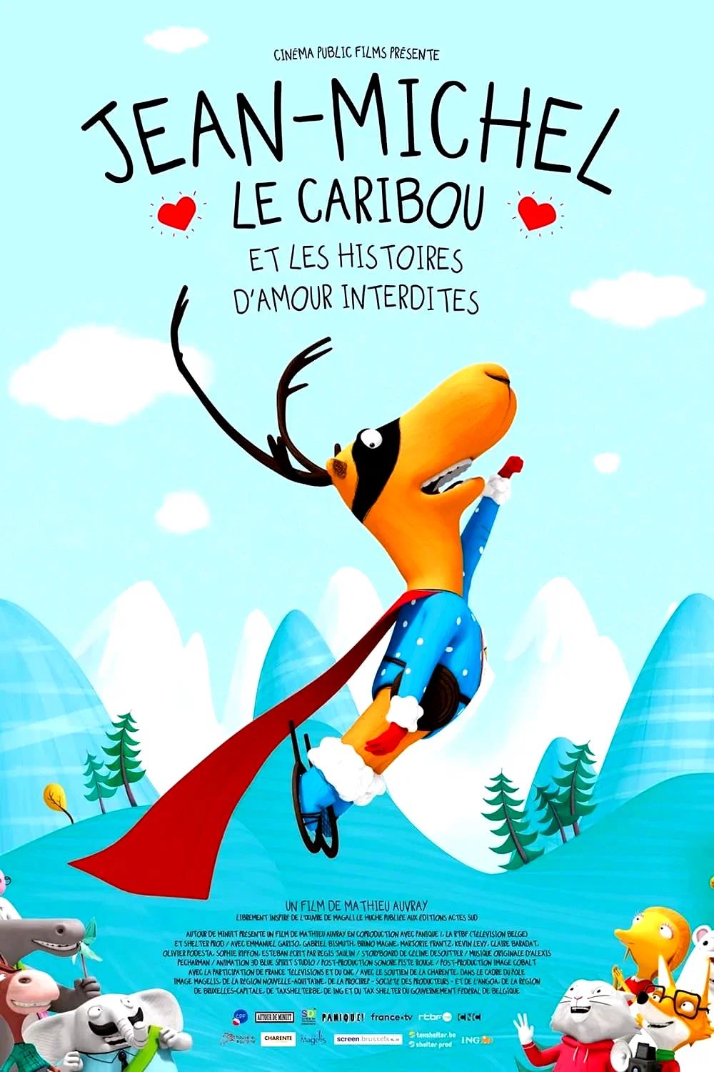Affiche du film : Jean-Michel le caribou et les histoires d'amour interdites
