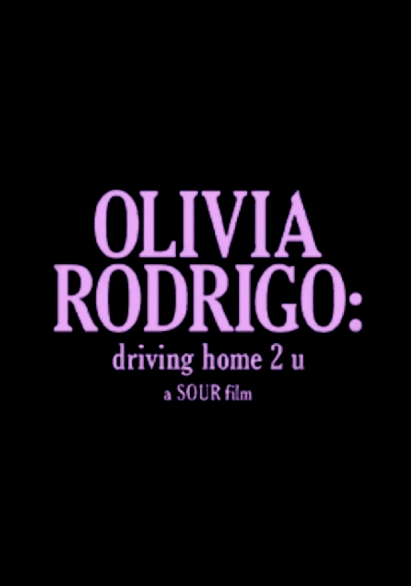 Photo du film : Olivia Rodrigo : Driving Home 2 U (A Sour Film)