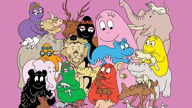 Affiche du film : Les Barbapapa partent à la découverte des animaux