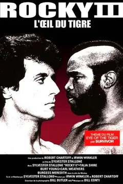 Affiche du film Rocky III, l'oeil du tigre