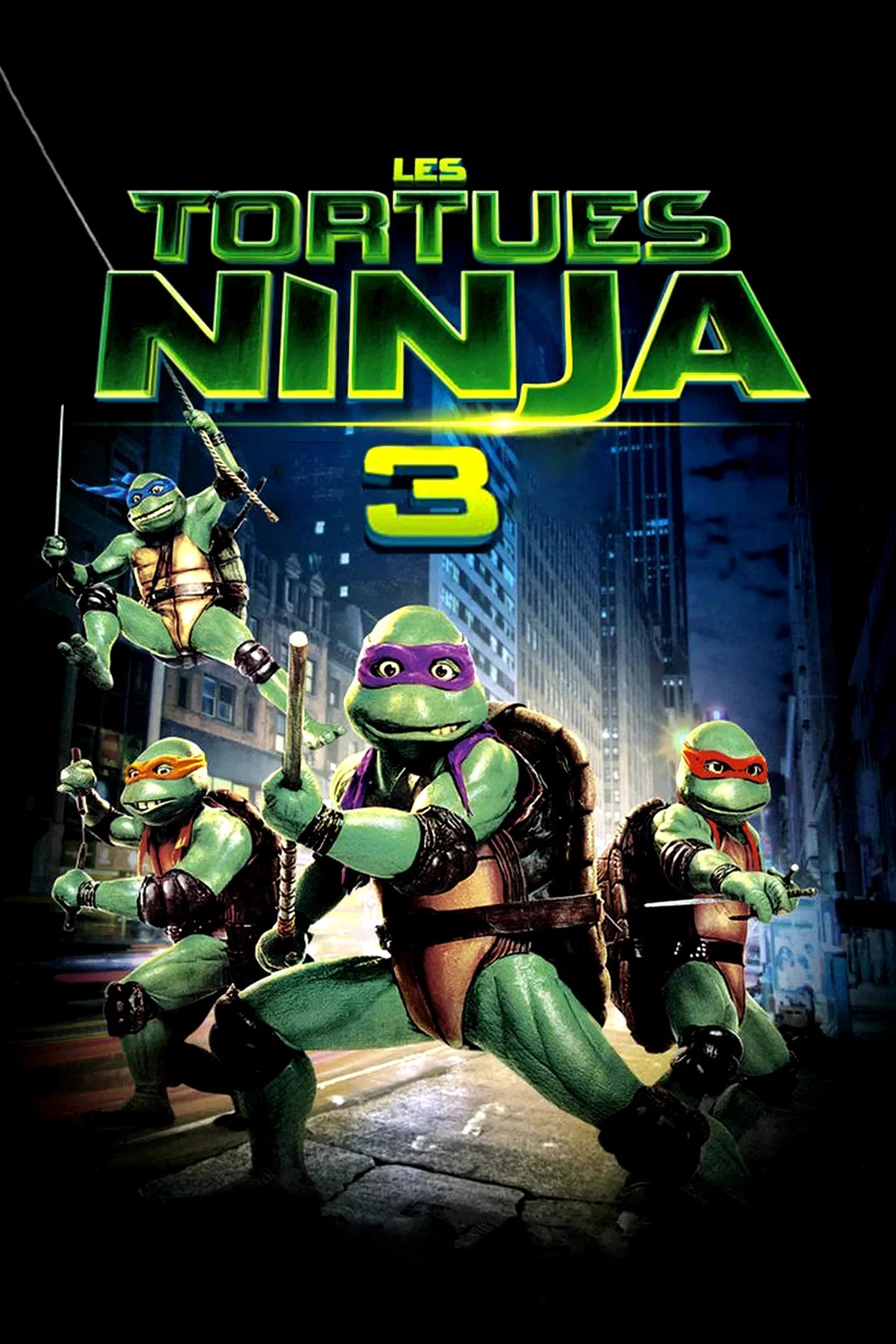 Affiche du film : Les Tortues Ninja 3 : Retour au pays des samouraïs