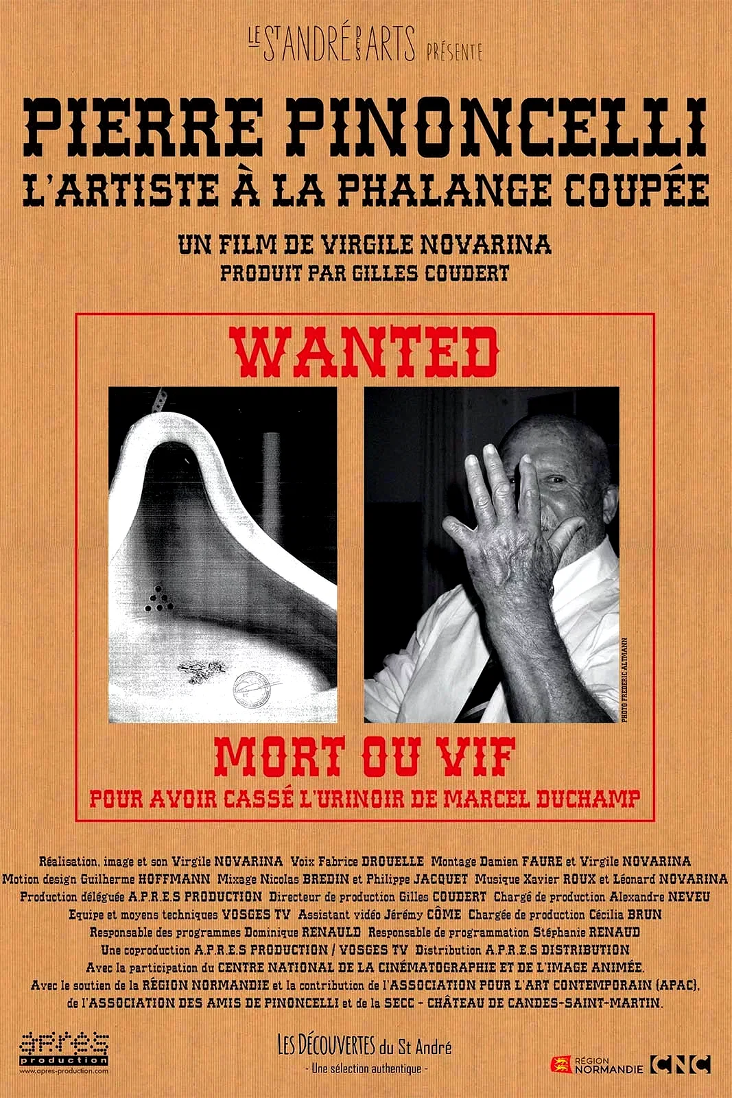 Affiche du film : Pierre Pinoncelli, l’artiste à la phalange coupée