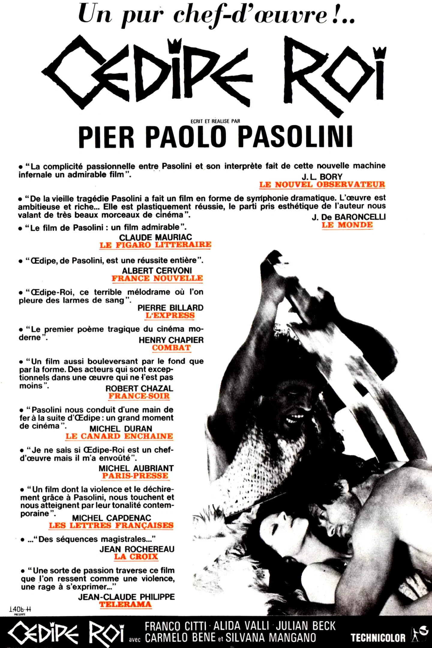 Affiche du film : Oedipe roi