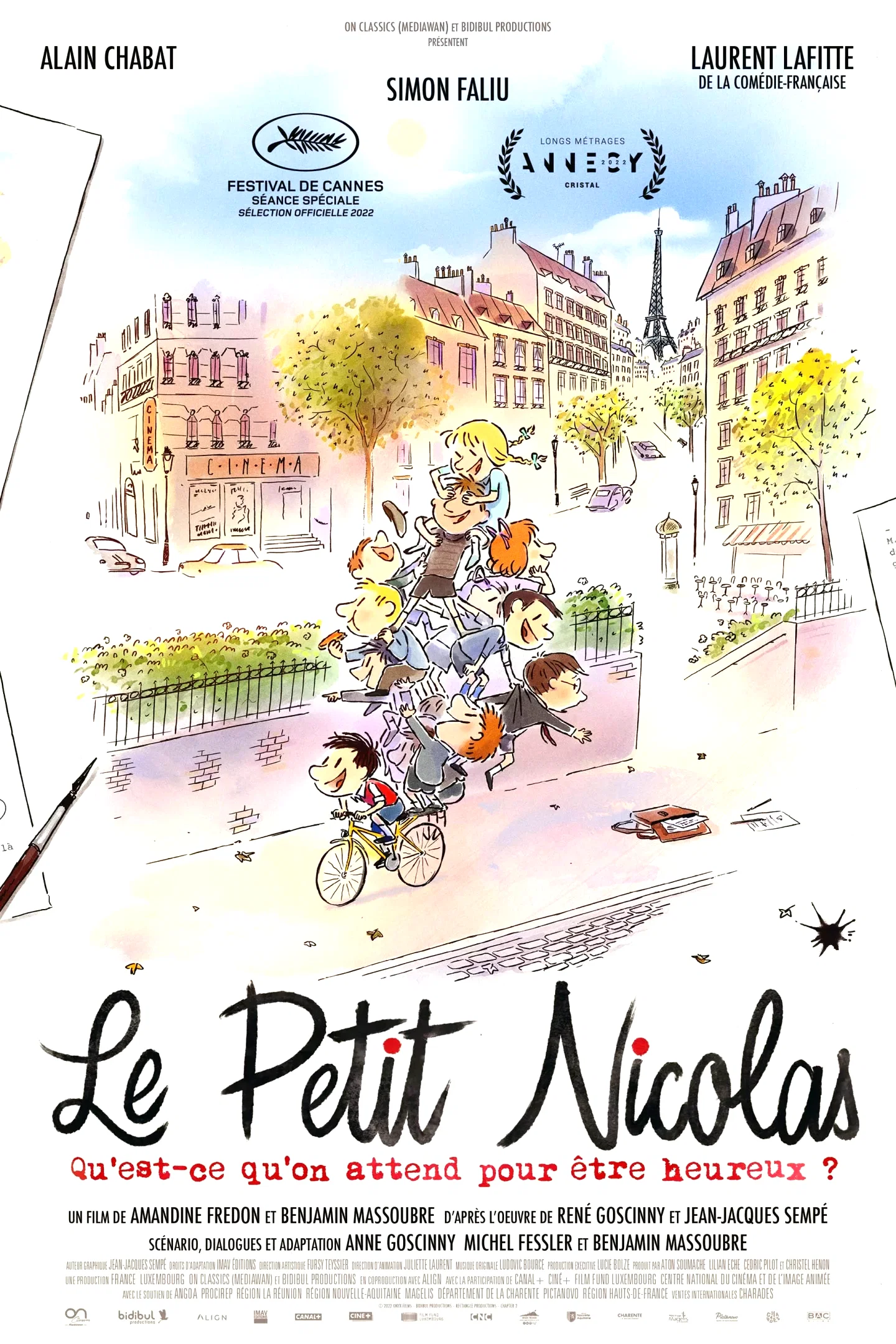 Affiche du film : Le Petit Nicolas - Qu’est-ce qu’on attend pour être heureux ?