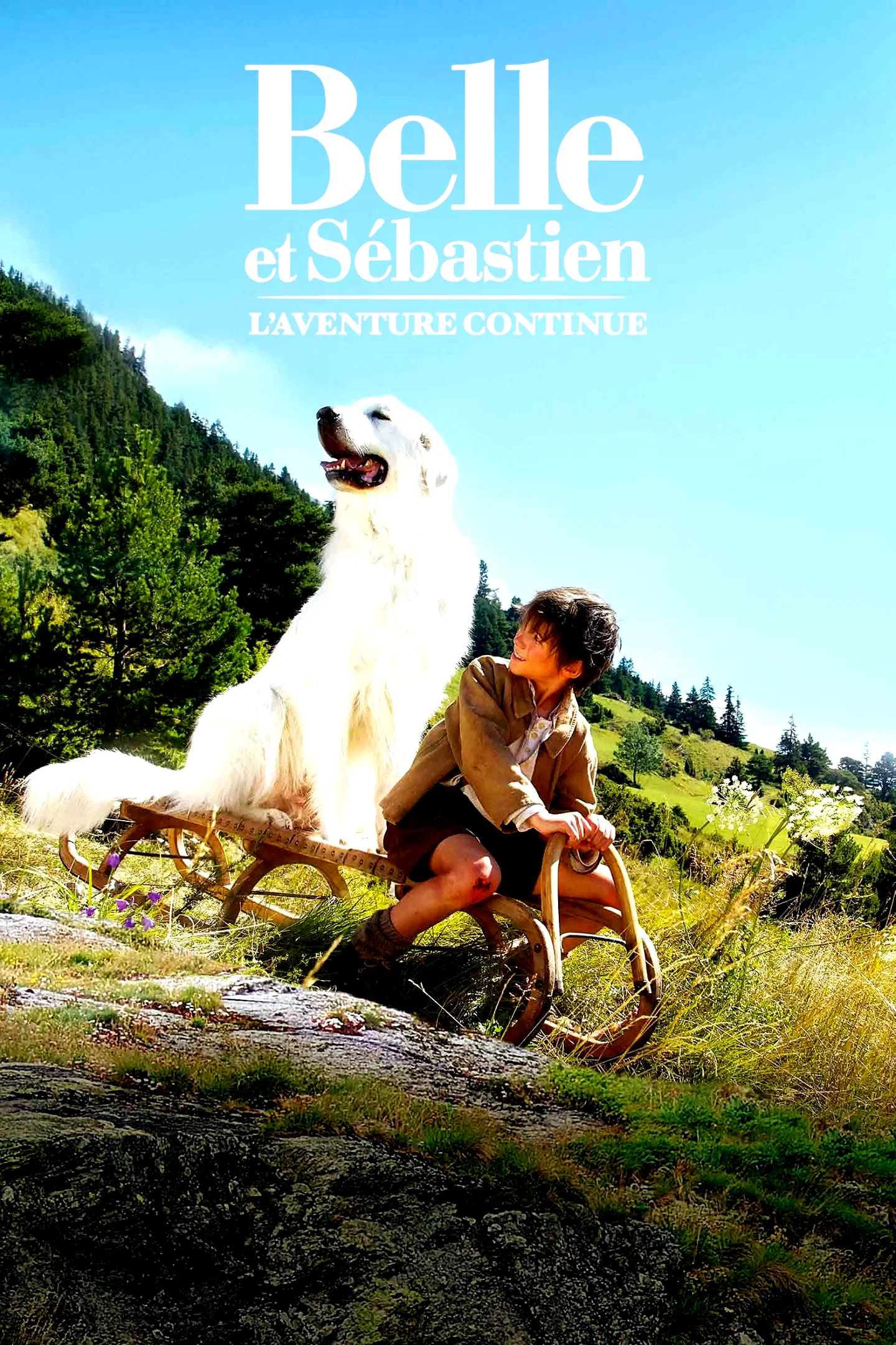 Affiche du film : Belle et Sébastien : l'aventure continue