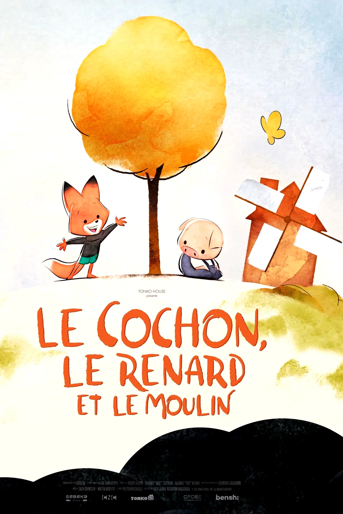 Affiche du film : Le cochon, le renard et le moulin
