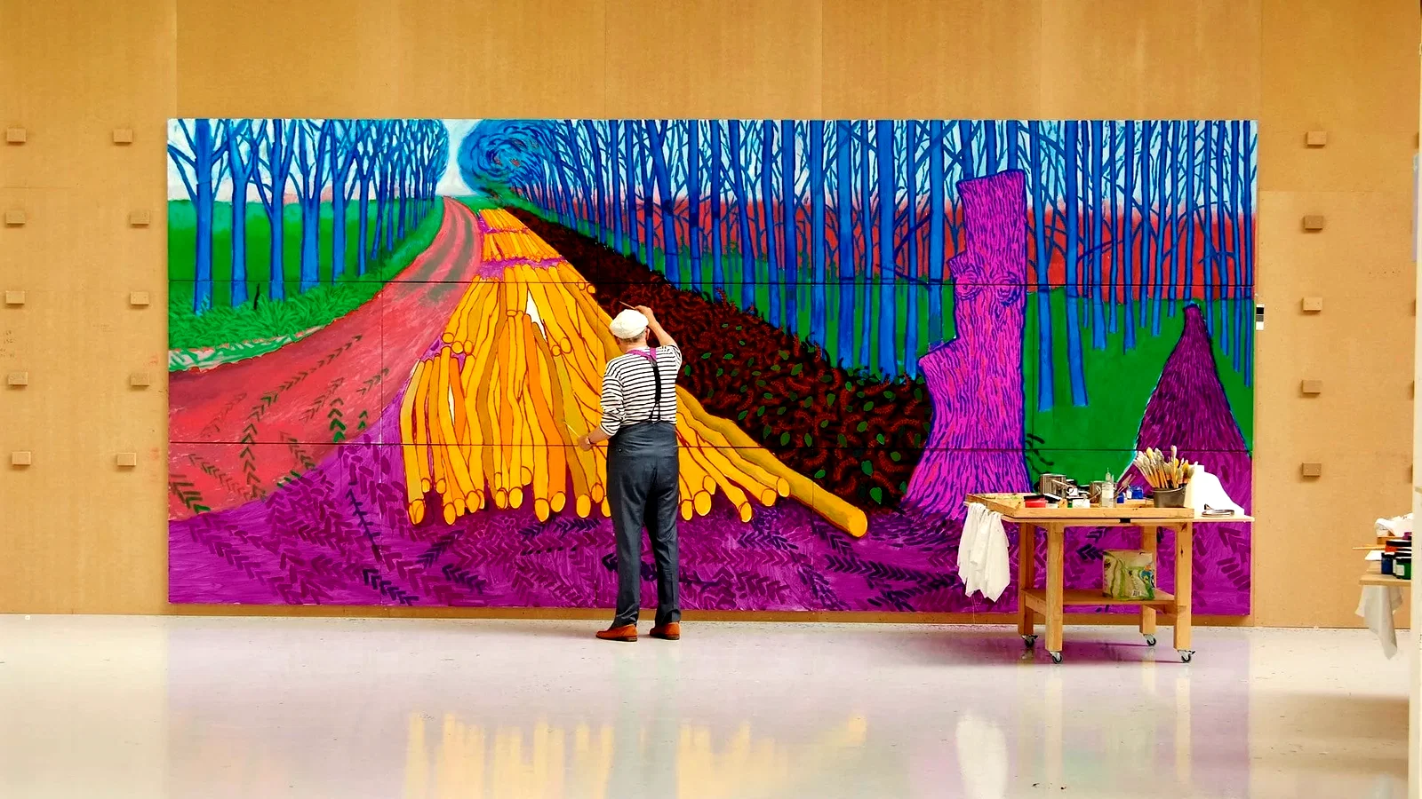 Photo du film : David Hockney at the Royal Academy of Arts
