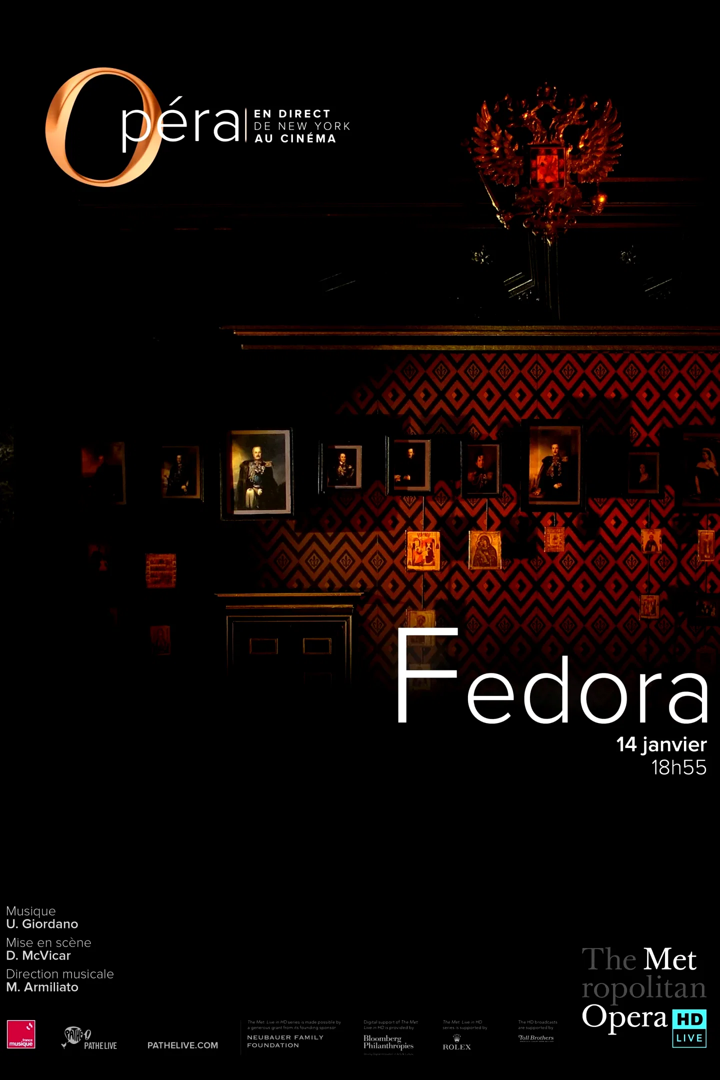 Affiche du film : Fedora (Metropolitan Opera)