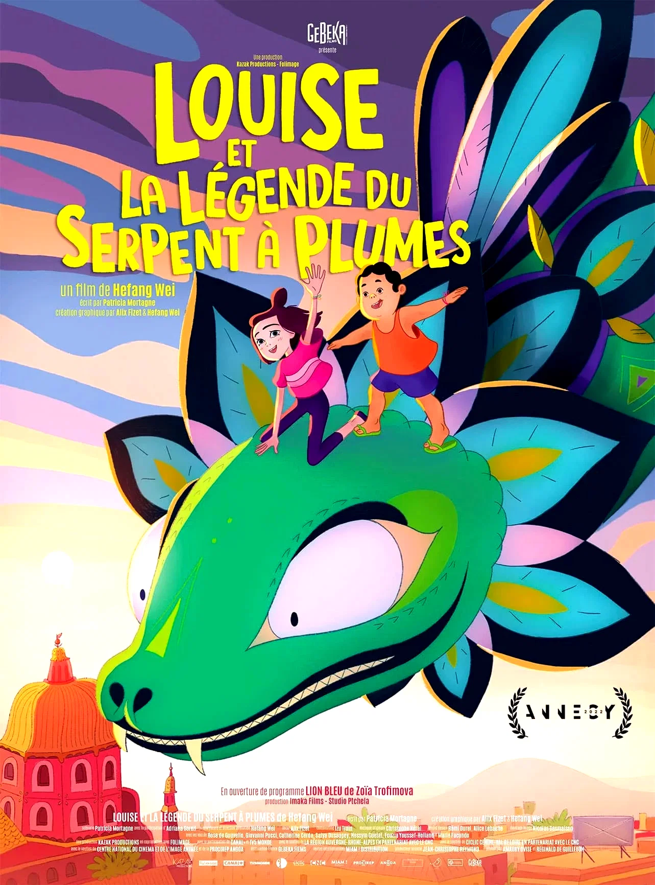 Affiche du film : Louise et la légende du serpent à plumes