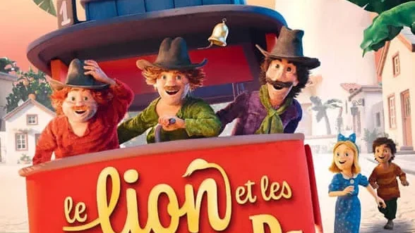 Affiche du film : Le Lion et les trois brigands