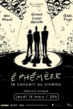 Affiche du film = Éphémère - Le Concert au Cinéma