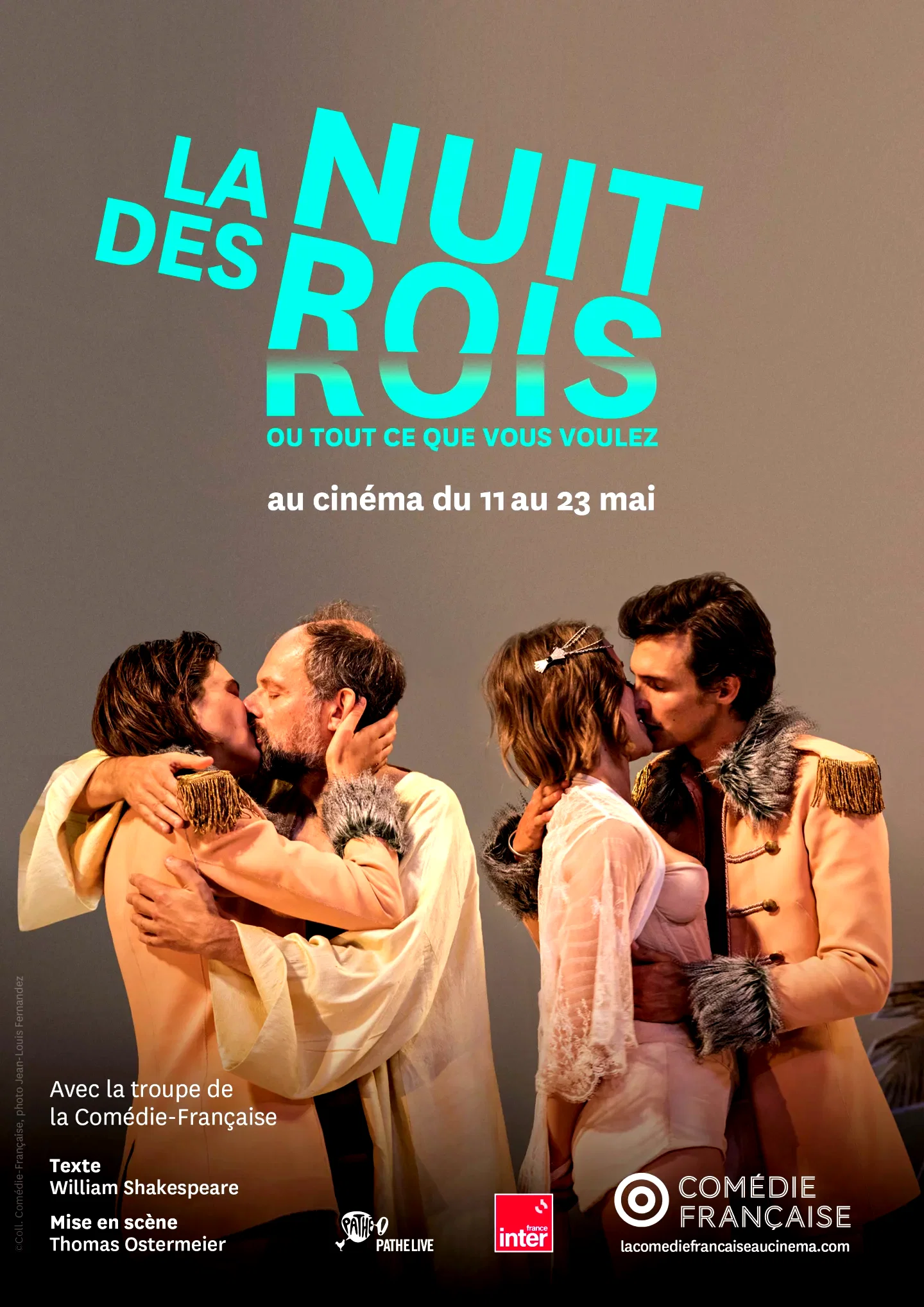 Affiche du film : La Nuit des rois (Comédie-Française - Pathé live)