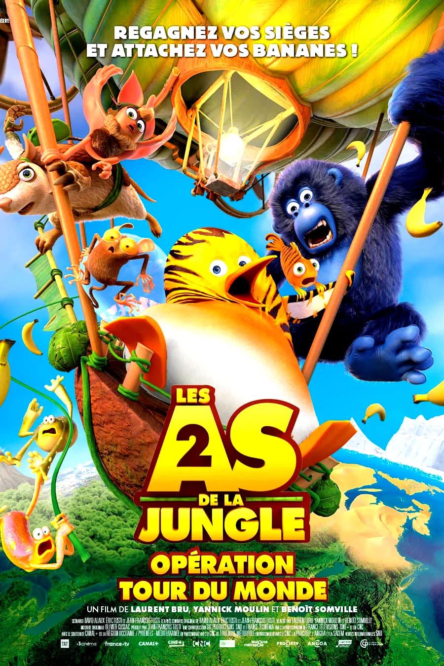 Affiche du film : Les as de la jungle 2 - Opération tour du monde