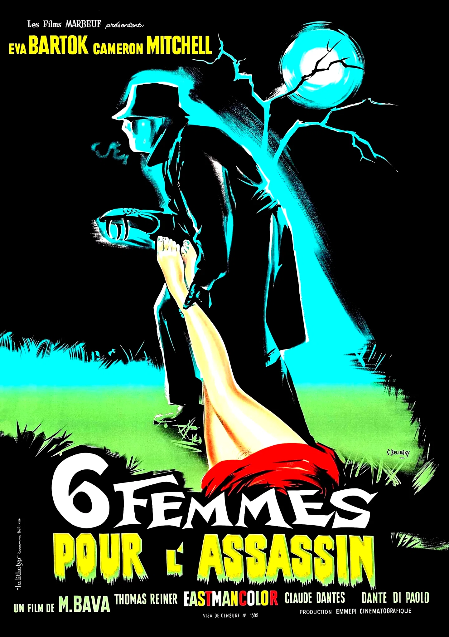 Affiche du film : Six femmes pour l'assassin