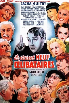 Affiche du film Ils étaient neuf célibataires