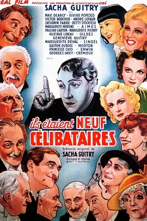 Affiche du film : Ils étaient neuf célibataires