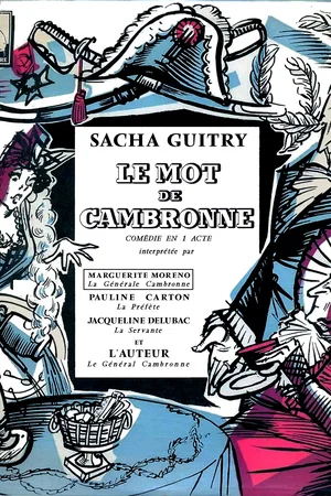 Affiche du film : Le Mot de Cambronne