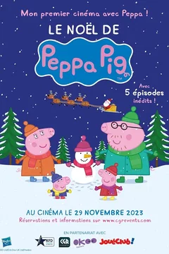 Affiche du film = Le Noël de Peppa Pig