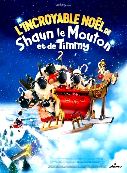 Affiche du film : L'Incroyable Noël de Shaun le mouton