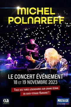 Affiche du film = Michel Polnareff : le concert iconique au cinéma