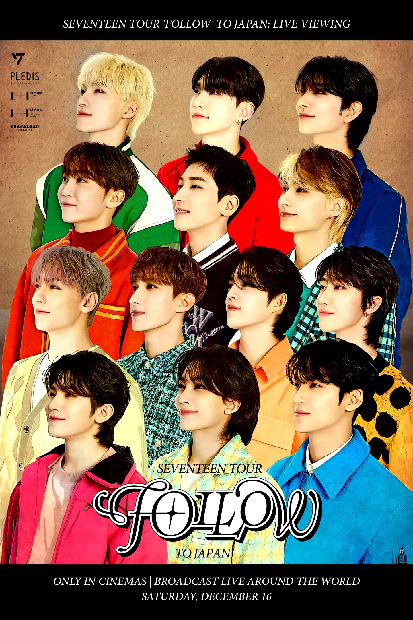 Affiche du film : Seventeen tour 'Follow' to Japan : Live viewing