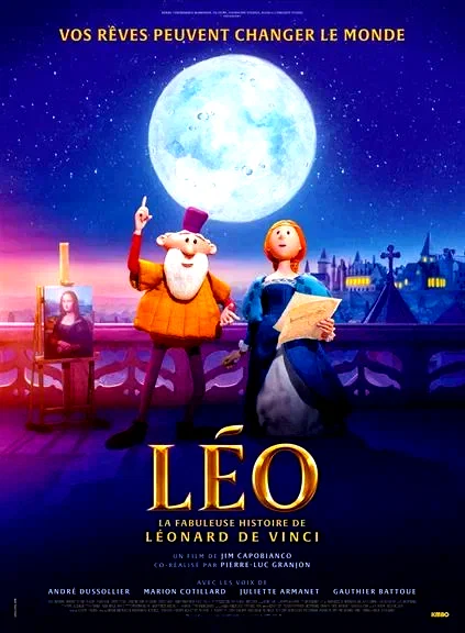 Affiche du film : Léo, la fabuleuse histoire de Léonard de Vinci