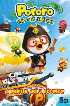 Affiche du film = Pororo, l’île aux trésors