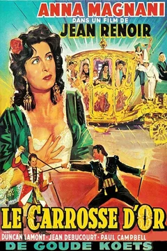 Affiche du film Le carrosse d'or