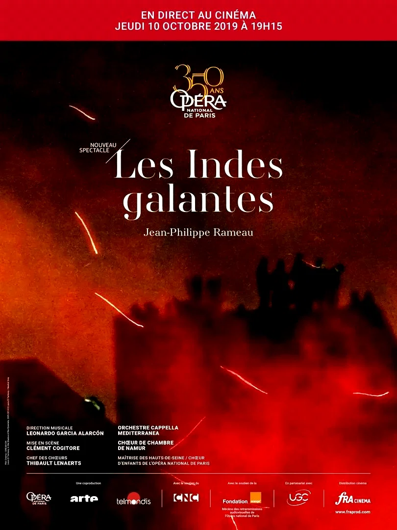 Affiche du film : Les Indes galantes (Opéra de Paris-FRA Cinéma)