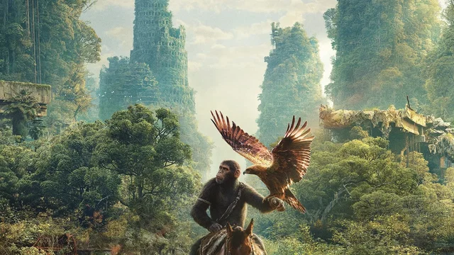 Affiche du film : La Planète des Singes : Le Nouveau Royaume