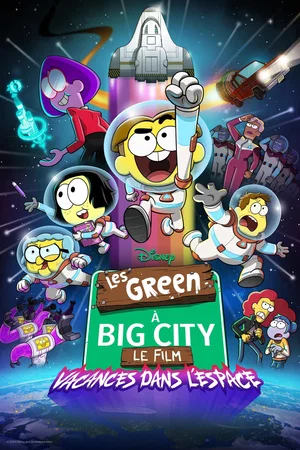 Affiche du film : Les Green à Big City, le film : Vacances dans l’espace