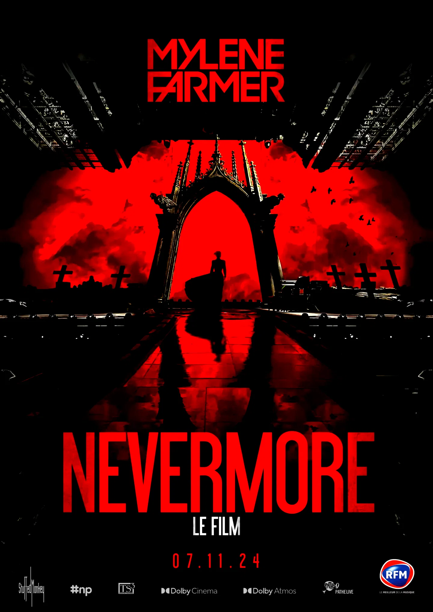 Affiche du film : Mylène Farmer - Nevermore - Le Film
