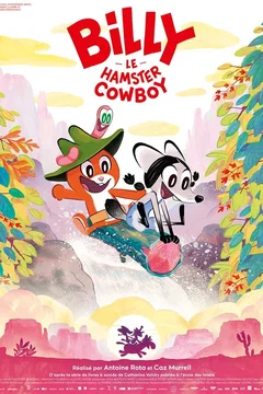 Affiche du film Billy le hamster cowboy