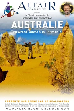 Affiche du film = Australie, du grand Ouest à la Tasmanie