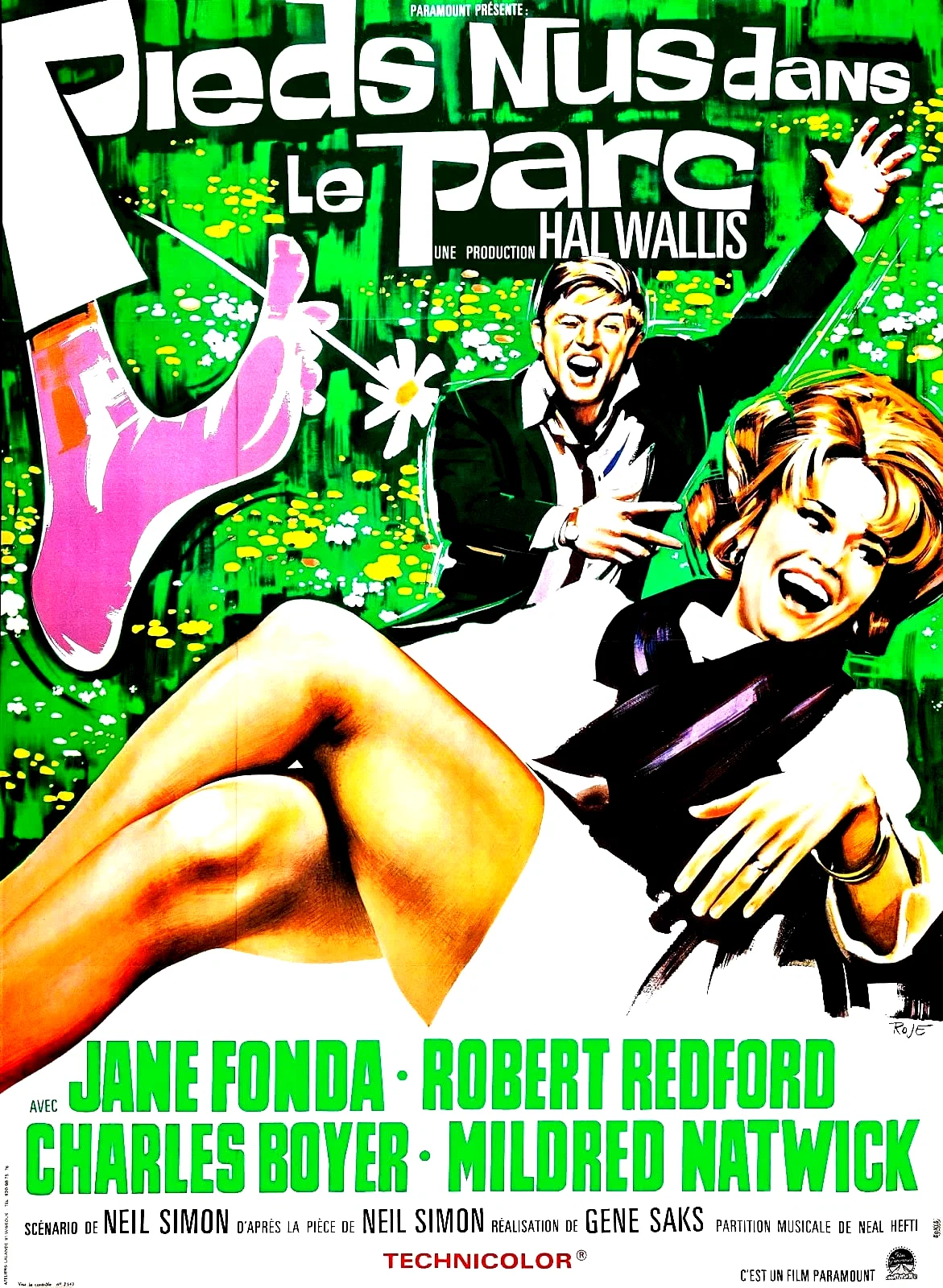 Affiche du film : Pieds nus dans le parc