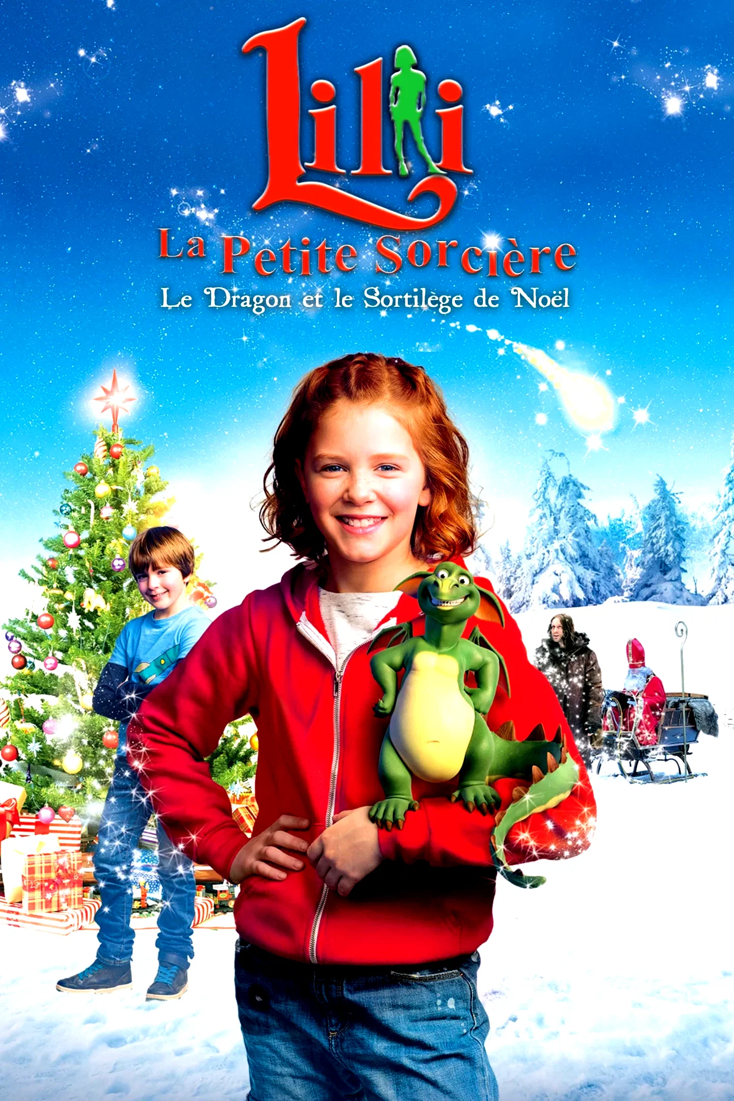 Affiche du film : Lili la petite sorcière : Le Dragon et le sortilège de Noël