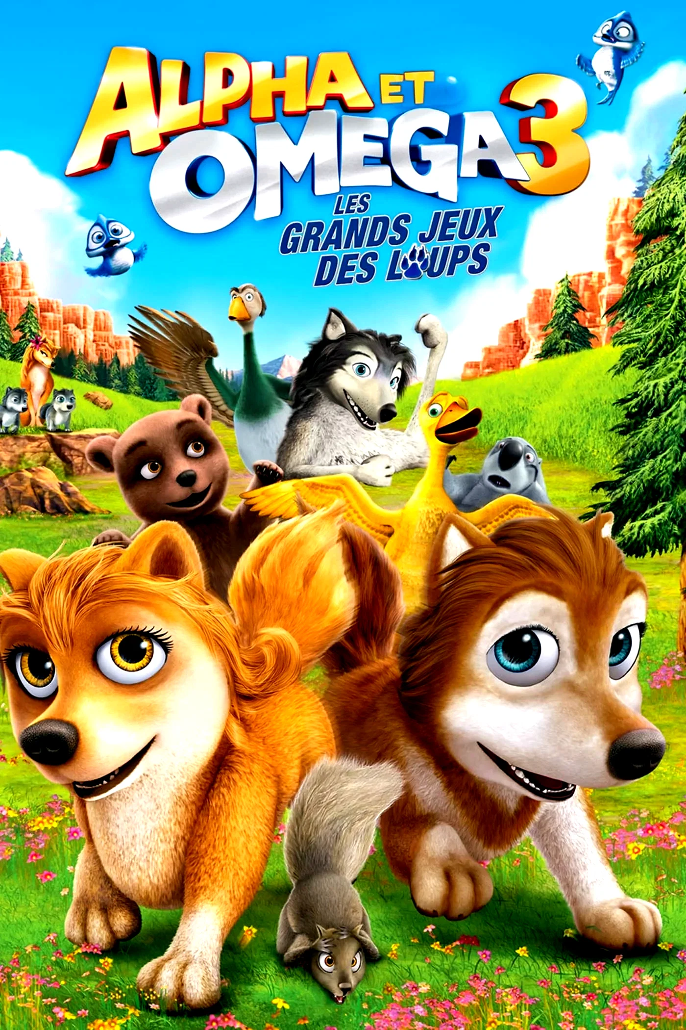 Affiche du film : Alpha et Oméga 3 : Les Grands jeux des Loups