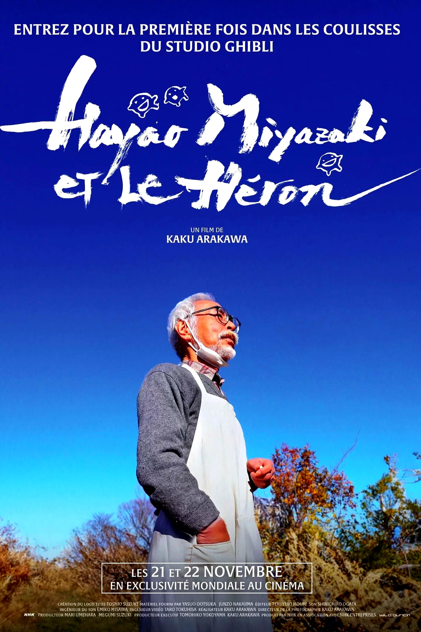 Affiche du film : Hayao Miyazaki et le Héron