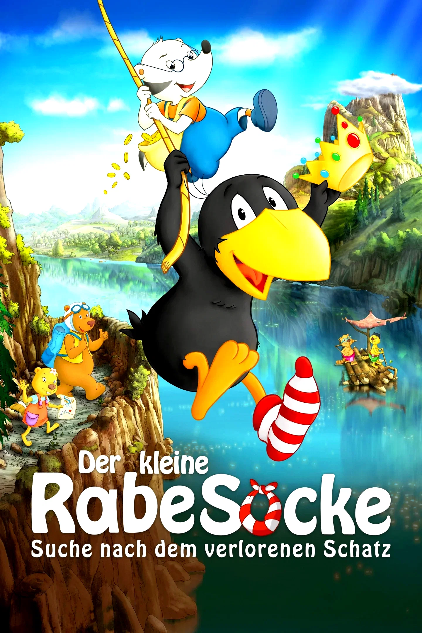 Affiche du film : Der kleine Rabe Socke - Suche nach dem verlorenen Schatz