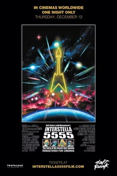Affiche du film Daft Punk & Leiji Matsumoto’s Interstella 5555: The 5tory of the 5ecret 5tar 5ystem
